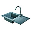 Carea Einbauspüle Tango (86 x 50 cm, 1 Becken, CAREAgranit®, Betongrau)