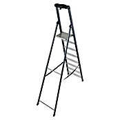 Krause Monto Stufenstehleiter SePro S (Arbeitshöhe: 3,7 m, Anzahl Tritte: 8 Stufen, Tiefe Stufen: 80 mm, Aluminium, Eloxiert)