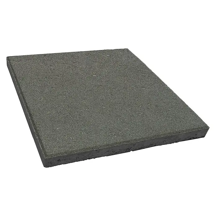 Diephaus Gehwegplatte - 30 x 30 x 4 cm, Anthrazit, Beton - Hier ist ein grauer Pflasterstein zu sehen, der sich ideal für die Gestaltung von Außenbereichen eignet und durch seine Robustheit überzeugt.