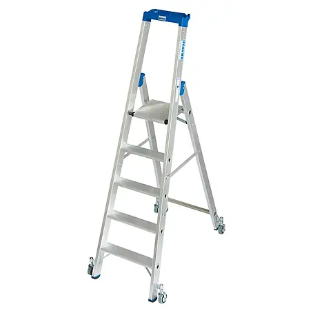 Krause Stabilo Stehleiter Fahrbar