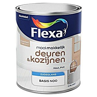 Flexa Mooi Makkelijk Lak Deuren & Kozijnen (Mengkleur basis, 750 ml, Zijdeglans)