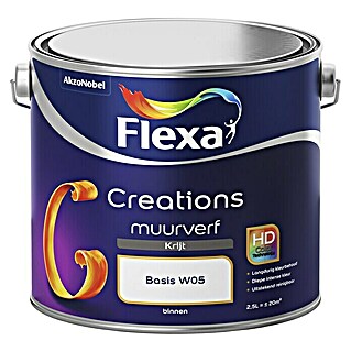 Flexa Creations Muurverf Krijt (Mengkleur basis, Extra mat, 2,5 l)