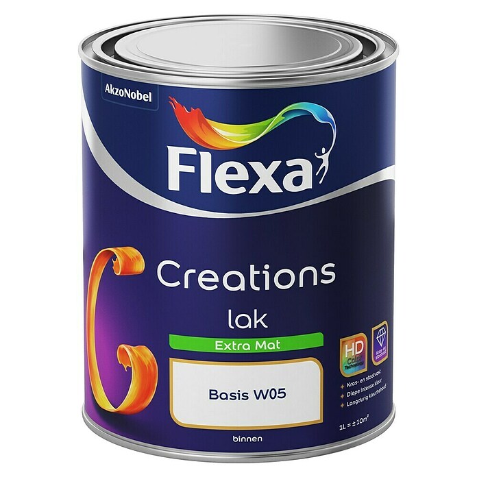 Flexa Creations Lak (Mengkleur basis, 1 l, Extra mat) | BAUHAUS