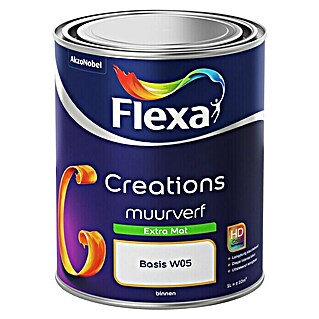 Flexa Creations Muurverf (Mengkleur basis, Extra mat, 1 l)