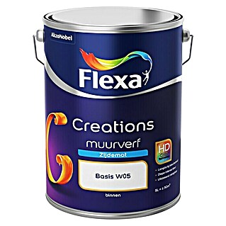 Flexa Creations Muurverf (Mengkleur basis, 5 l, Zijdemat)