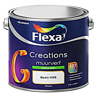 Flexa Creations Muurverf (Mengkleur basis, 2,5 l, Extra mat)