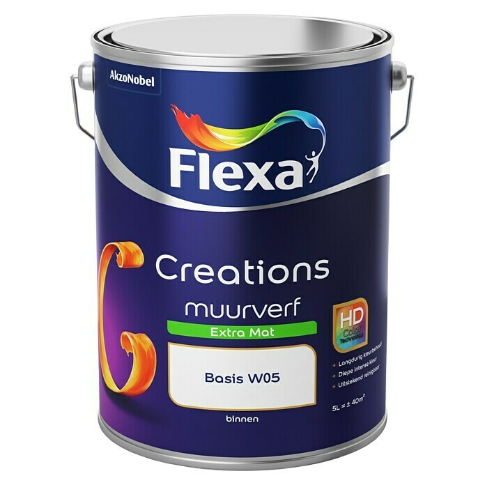 Perth Blackborough Mangel Toegangsprijs Flexa Creations Muurverf (Mengkleur basis, 5 l, Extra mat) | BAUHAUS