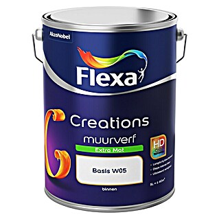 Flexa Creations Muurverf (Mengkleur basis, Extra mat, 5 l)