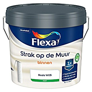 Flexa Strak op de Muur Muurverf (Mengkleur basis, Mat, 5 l)