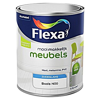 Flexa Mooi Makkelijk Lak Meubels (Mengkleur basis, 750 ml, Zijdeglans)