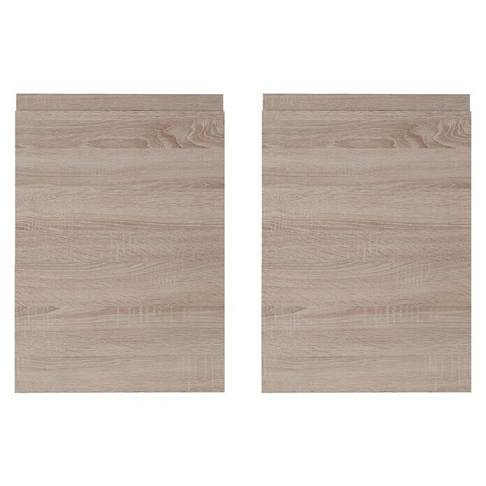 Top Támesis Puerta para mueble de cocina alto derecha (49,7 x 89,8 cm,  Blanco/Nogal)