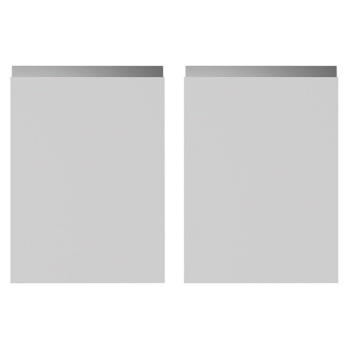 Top Altamira Frontal mueble cocina (An x Al: 39,7 x 17,3 cm, Blanco mate, 2 ud.) | BAUHAUS