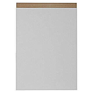 Top Támesis Frontal mueble cocina (An x Al: 79,7 x 34,8 cm, Blanco/Nogal)