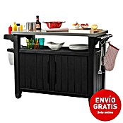 Keter Mesa de servicio Unity XL (123,7 x 54 cm, Plástico)