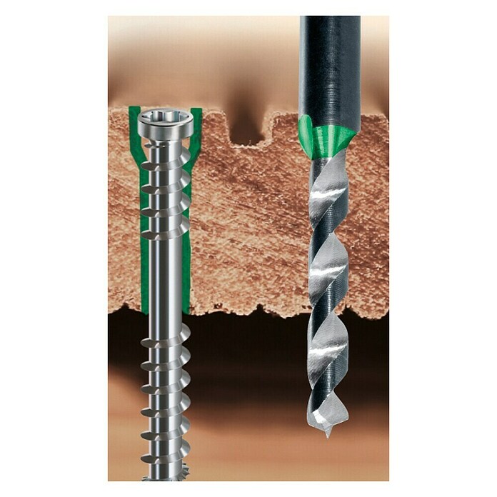 SPAX Foret Étagé 1/4/6,5 Mm – Fraise à Bois Multi-Diamètres Pour Vis Et Fixations Rapides