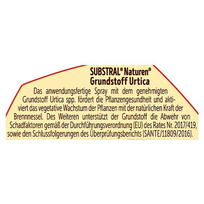 Substral Naturen Grundstoff Urtica750 ml Back View