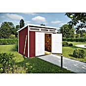 Weka Gartenhaus 264 Gr. 4 (Außenmaß inkl. Dachüberstand (B x T): 330 x 285 cm, Holz, Schwedenrot) | BAUHAUS