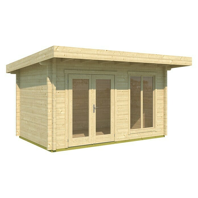 Weka Gartenhaus 709 (Außenmaß inkl. Dachüberstand (B x T): 460 x 360 cm, Holz)