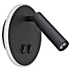 Globo LED-Wandleuchte MANY (6 W, Schwarz, Warmweiß, 14,6 x 14,6 cm) | BAUHAUS