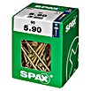 Spax Tornillo universal (Ø x L: 5 x 90 mm, Rosca completa, 90 uds.)
