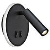 Globo LED-Wandleuchte MANY (6 W, Schwarz, Warmweiß, 14,6 x 14,6 cm) | BAUHAUS