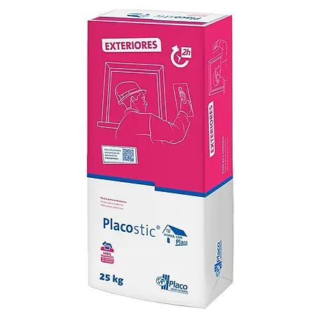 Placo Saint-Gobain  Mortero de cemento Placostic Exteriores