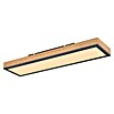 Globo Doro LED-Panel Holzoptik (18 W, 60 x 15 cm, Holzoptik/Graphit, Warmweiß) | BAUHAUS