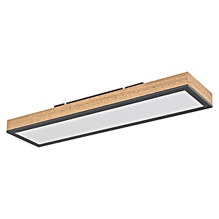 Globo Doro LED-Panel Holzoptik (18 W, 60 x 15 cm, Holzoptik/Graphit, Warmweiß)