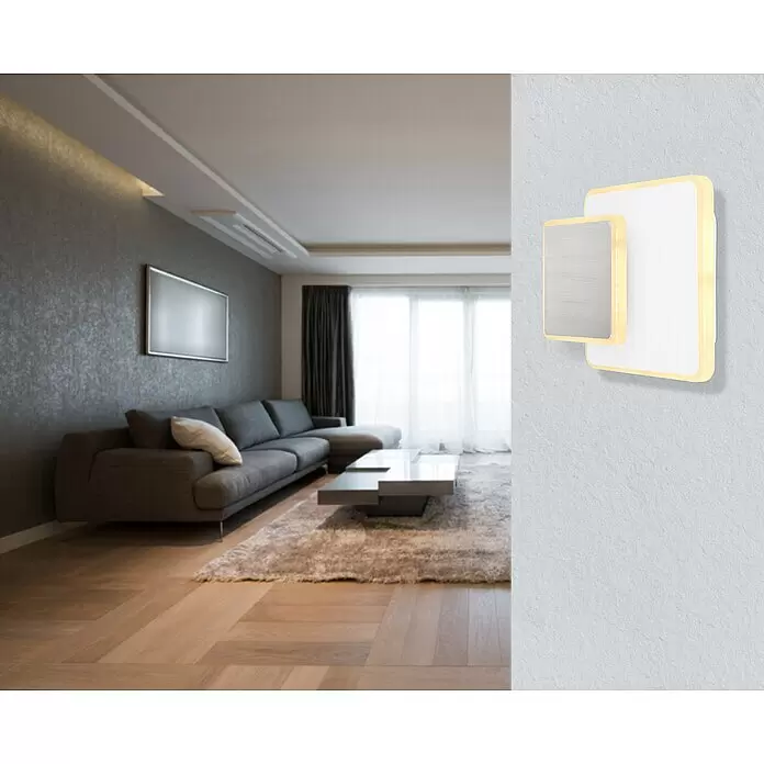 Globo LED-Wandleuchte MANY - 12 W, L x B x H: 17 x 20 x 17 cm, Weiß, Warmweiß - Stimmungsaufnahme
