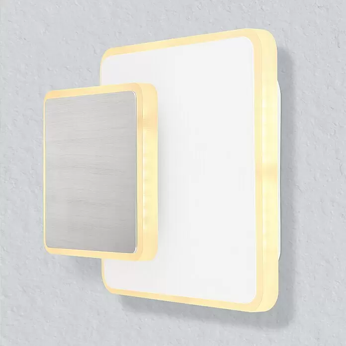 Globo LED-Wandleuchte MANY - 12 W, L x B x H: 17 x 20 x 17 cm, Weiß, Warmweiß - Bildausschnitt