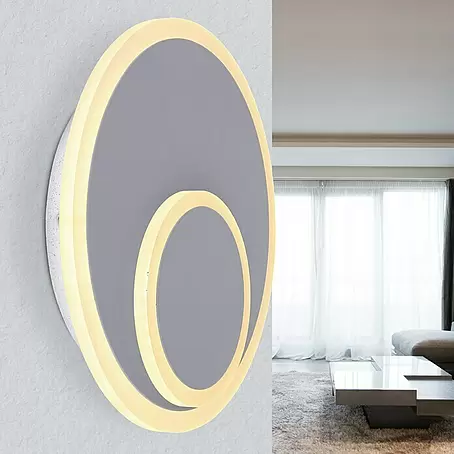 Globo  LED-Wandleuchte rund VILLA
