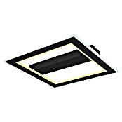 Globo LED stropna svjetiljka Mattia  (30 W, D x Š x V: 45 x 45 x 5 cm, Crna, Topla bijela) | BAUHAUS