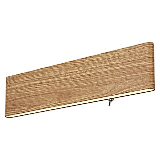 Globo Zidna LED svjetiljka Siegfried (Š x V: 29,5 x 8 cm, 12 W, Drvo, Topla bijela)