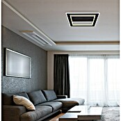 Globo LED stropna svjetiljka Mattia  (30 W, D x Š x V: 45 x 45 x 5 cm, Crna, Topla bijela) | BAUHAUS