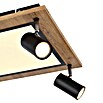 Globo Deckenstrahler ULLA (24 W, L x B x H: 45 x 45 x 13 cm, Schwarz, Sonstige) | BAUHAUS