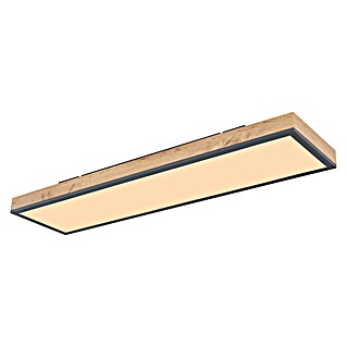 Globo Doro Panel LED (24 W, 80 x 20 cm, Marrón, Blanco cálido)