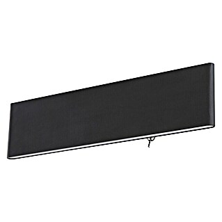 Globo Zidna LED svjetiljka Siegfried (Š x V: 29,5 x 8 cm, 12 W, Crna, Topla bijela)