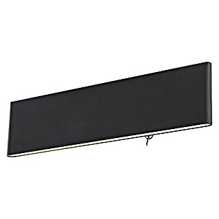 Globo Aplique de pared LED Siegfried (An x Al: 29,5 x 8 cm, 12 W, Negro, Blanco cálido)