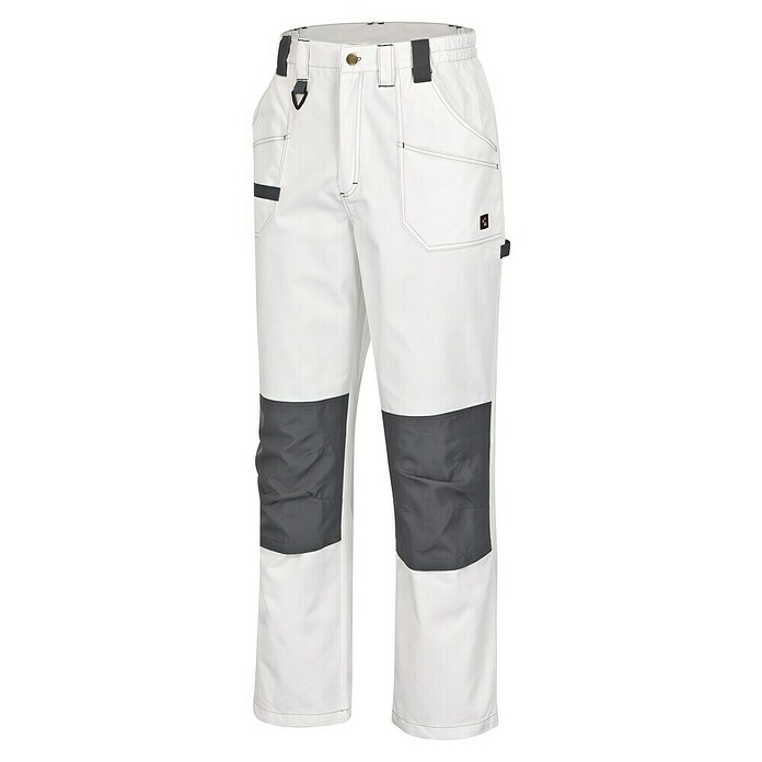 Malerhose (L, Weiß, Polyester)