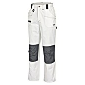 Malerhose (L, Weiß, Polyester)