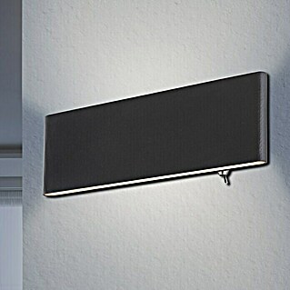 Globo LED-Wandleuchte SIEGFRIED (8 W, Schwarz, Warmweiß)