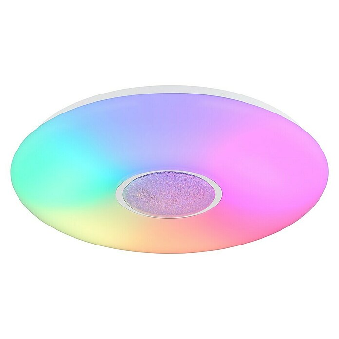 Globo LED-Deckenleuchte rund SULLY (Weiß, Warmweiß, 490 mm) | BAUHAUS