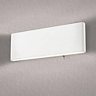 Globo LED-Wandleuchte SIEGFRIED (B x H: 22,5 x 8 cm, 8 W, Weiß, Warmweiß)