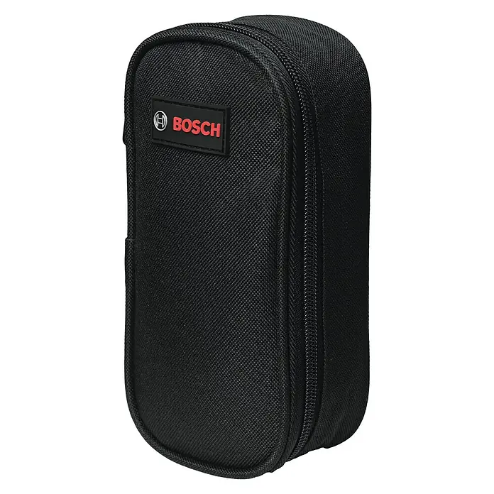 Bosch Advanced Temperaturmessgerät AdvancedTemp - Messbereich: -30 °C bis +500 °C - Die schwarze Bosch Werkzeugtasche mit Reißverschluss und rotem Bosch-Logo ist ideal für den sicheren Transport von Werkzeugen.