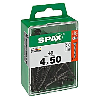 Spax T-Star plus Universalschraube (Ø x L: 4 x 50 mm, Vollgewinde, 40 Stk.)