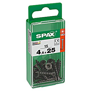 Spax T-Star plus Universalschraube (Ø x L: 4,5 x 25 mm, Vollgewinde, 15 Stk.)