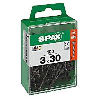 Spax T-Star plus Universalschraube (Ø x L: 3 x 30 mm, Vollgewinde, 100 Stk.)