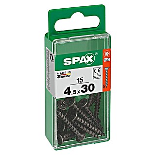 Spax T-Star plus Universalschraube (Ø x L: 4,5 x 30 mm, Vollgewinde, 15 Stk.)