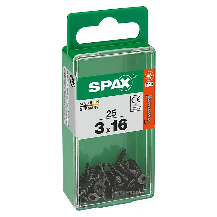 Spax T-Star plus UniversalschraubeØ x L: 3 x 16 mm, Vollgewinde, 25 Stk.