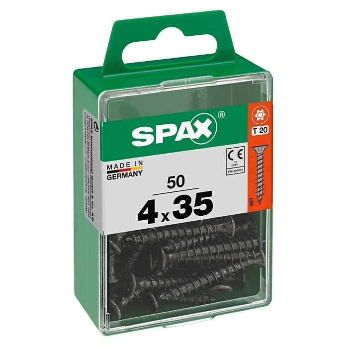 Spax Schrauben- & Dübel-Set (15 Stk., Ø x L: 4,5 x 60 mm)